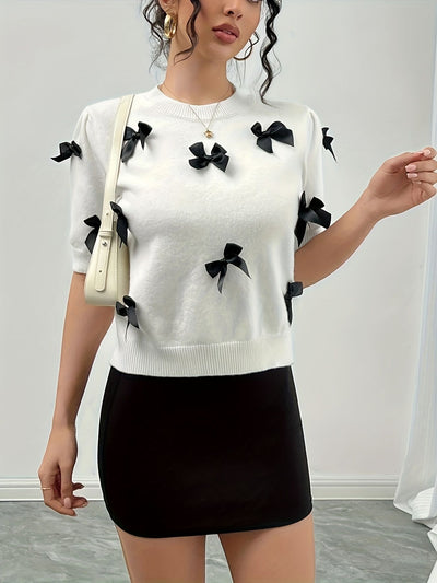 Suéter de Punto Cuello Redondo para Mujer - Image 8