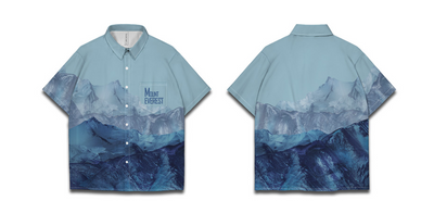 Remera Estampado Montaña Tendencia Manga Corta - Image 16