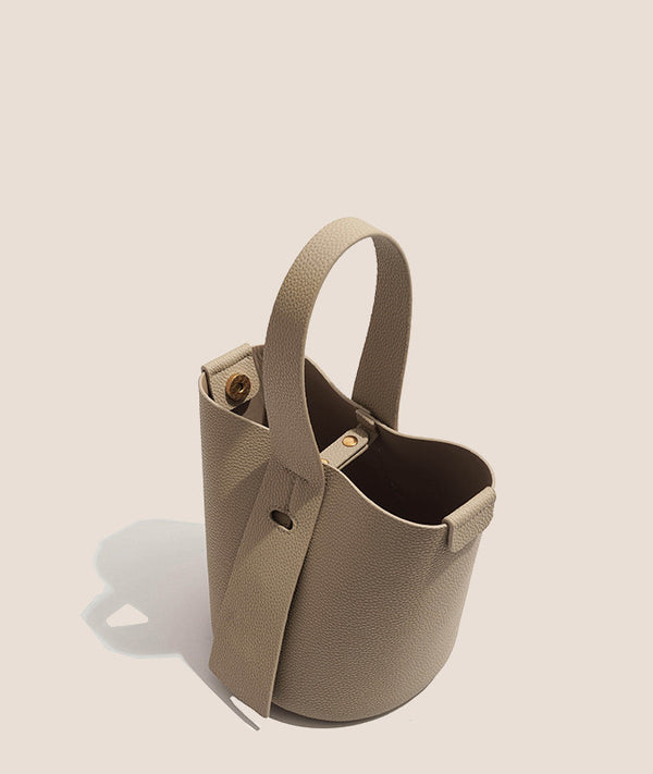Bolso Bandolera de Cuero Diseño Retro Simple para Mujer
