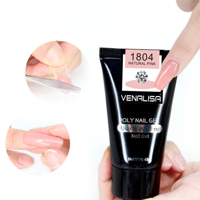 Kit Completo de Gel de Uñas Venalisa - Constructor Transparente y Camuflaje Jelly - Image 29