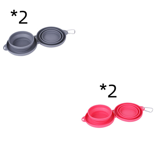 Comedero Doble Plegable de Goma para Mascotas - Perros y Gatos - Image 13