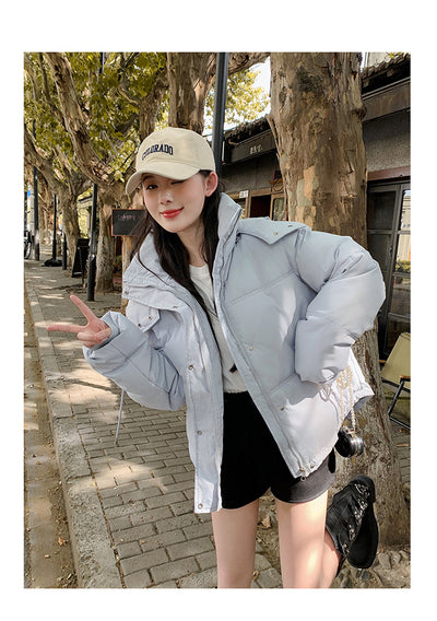 Chaqueta Acolchada de Algodón Suelta Estilo Coreano - Image 28