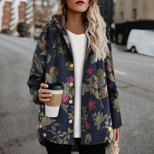 Sudadera con Capucha de Lino y Algodón Cálida - Image 14