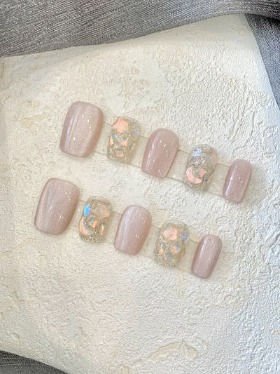 Uñas Postizas Cuadradas Removibles para Embarazadas y Estudiantes - Image 6