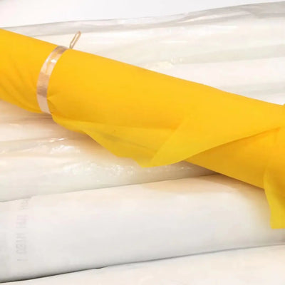 Tela para Serigrafía Poliéster Blanco y Amarillo - Image 9