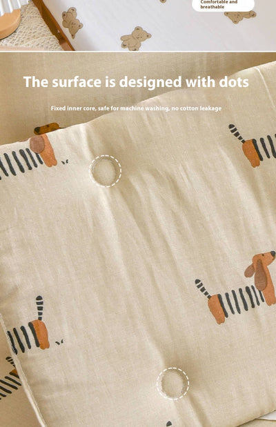 Barrera de Cama para Bebé en Algodón Gasa - Protección Suave Recién Nacido - Image 35