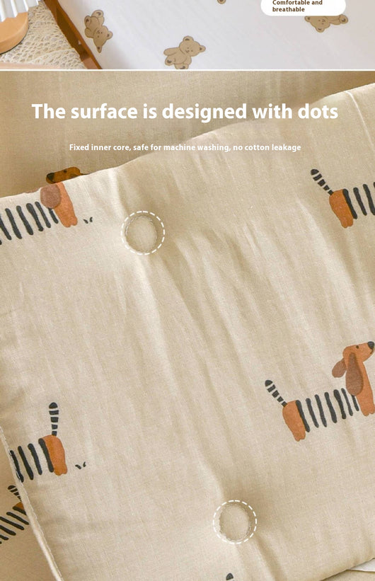 Barrera de Cama para Bebé en Algodón Gasa - Protección Suave Recién Nacido - Image 35