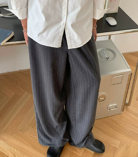 Pantalones Casuales a Rayas para Hombre - Image 2