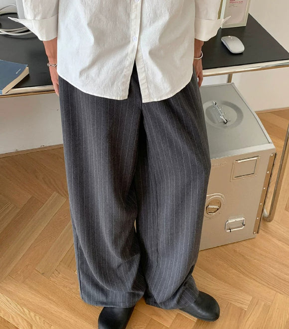 Pantalones Casuales a Rayas para Hombre