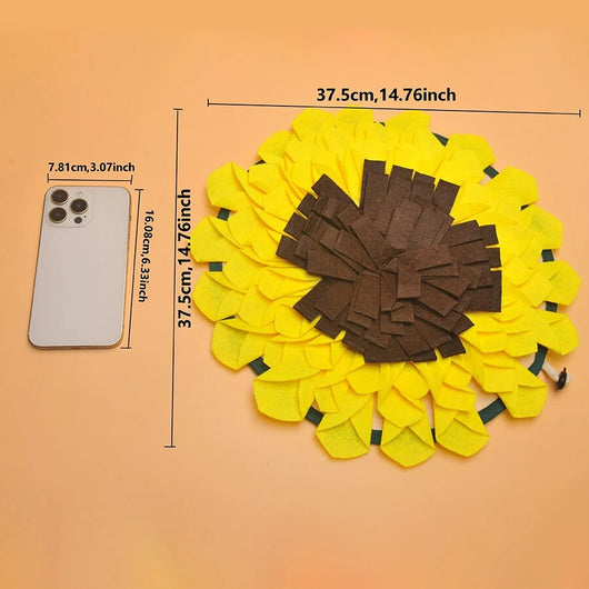 Tapete Olfativo Antideslizante para Perros con Diseño Girasol - Image 10