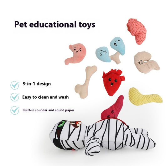 Juguete Interactivo de Peluche Momia con Escondite de Alimentos - Image 3