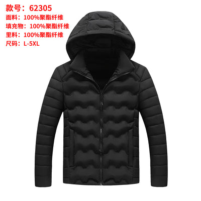 Chaqueta Acolchada de Algodón para Hombre - Estilo Casual Otoño e Invierno - Image 5