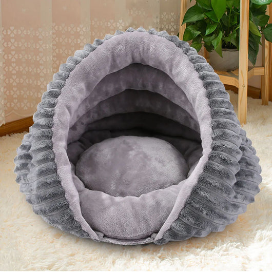 Cama Túnel Concha para Gatos - Nido Cálido y Acogedor Todo Clima - Image 14