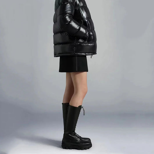 Chaqueta Acolchada Corta para Mujer - Abrigo Casual Grueso - Image 14