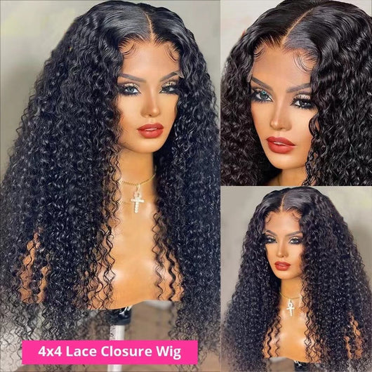 Peluca Encaje Cabello Largo Rizos Naturales para Mujer - Image 3