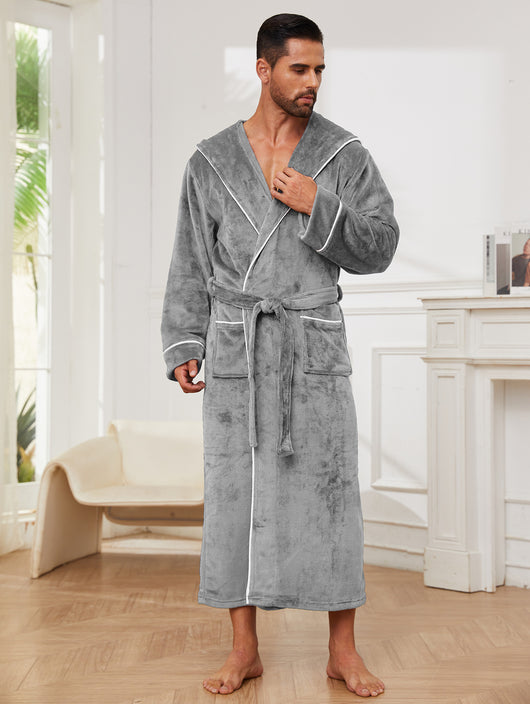 Bata Pijama de Franela para Hombre y Mujer - Image 6