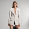 Blazer Slim Fit Patchwork para Mujer - Diseño Moderno y Versátil