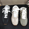 Zapatos Estilo Dad Beige con Costuras Retro - Comodidad Suave