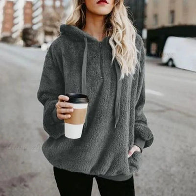 Sudadera Polar Mujer con Cierre y Bolsillos - Abrigo Térmico Otoño Invierno - Image 21