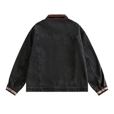 Chaqueta Denim Punk Oversized con Desgastes - Image 19
