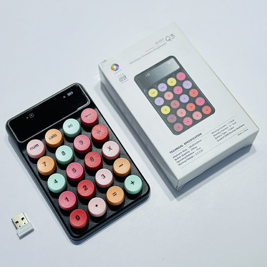 Teclado Inalámbrico Portátil Q3 Colores Macaron - Image 16