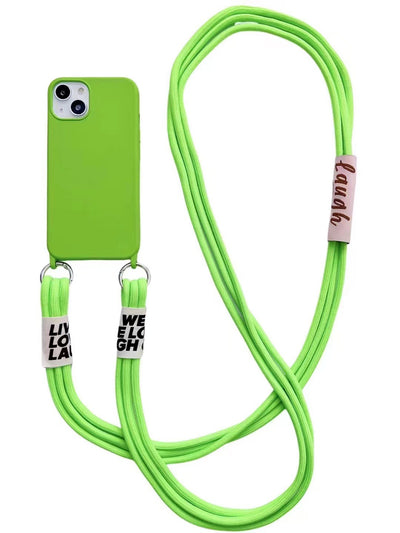 Funda de Silicona Líquida con Correa Diagonal para Celular - Image 14