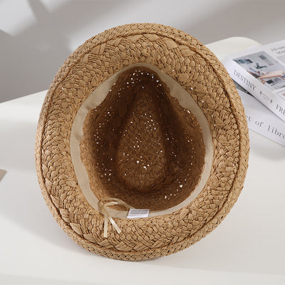 Sombrero de Paja Panamá para Padres e Hijos - Protección Solar Ceremonia Británica - Image 12