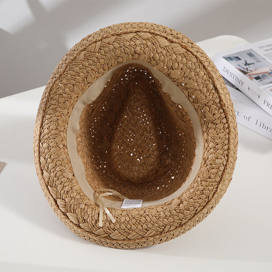 Sombrero de Paja Panamá para Padres e Hijos - Protección Solar Ceremonia Británica - Image 12