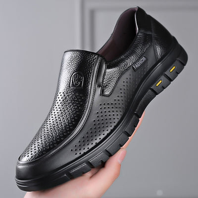 Zapatos de Cuero para Hombre con Suela Flexible y Respirable - Image 5