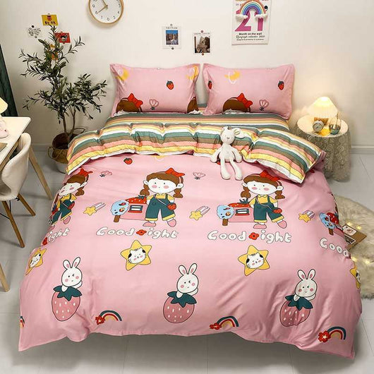 Conjunto de 4 Piezas en Algodón Estampado con Acabado Satinado - Image 13