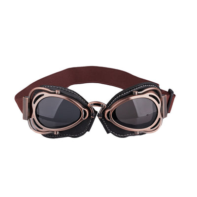 Gafas Protectoras Retro para Motocicleta - Estilo Piloto Harley con Protección Reflectante - Image 3