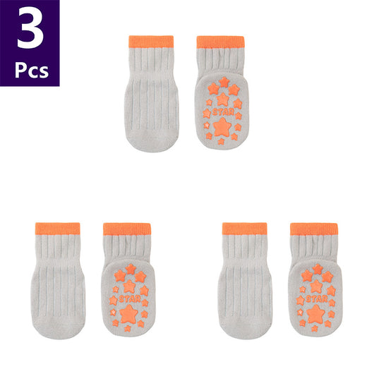 Calcetines para Bebé de Algodón Peinado con Diseños Animados Antideslizantes - Image 49