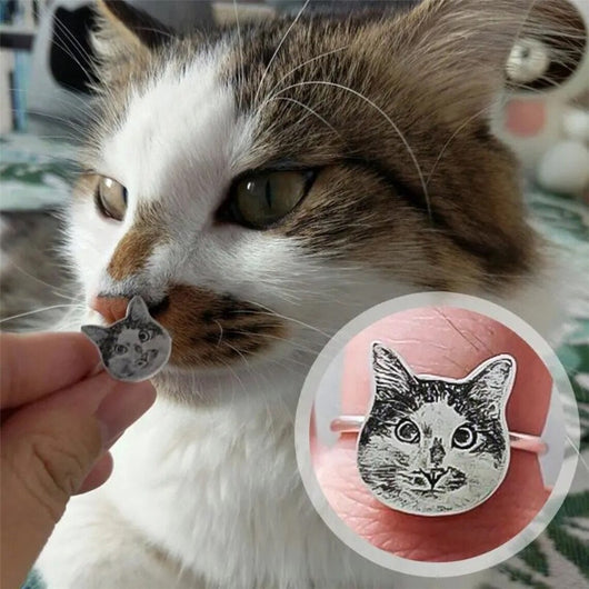 Anillo de Plata Personalizado con Foto de Mascota - Image 3