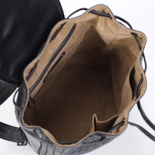 Mochila de Viaje Tejida Gran Capacidad Estilo Casual - Image 3