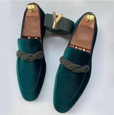 Zapatos de Vestir Ejecutivo Gamuza Retro para Hombre - Diseño Clásico Versátil - Image 9
