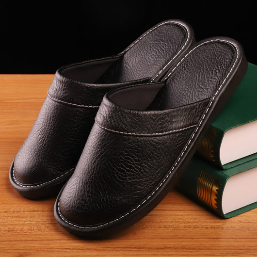 Pantuflas de Cuero Lazy Four Seasons - Comodidad para el Hogar - Image 12