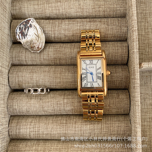 Reloj Retro Dorado Acero Inoxidable para Mujer Estilo Vintage - Image 6