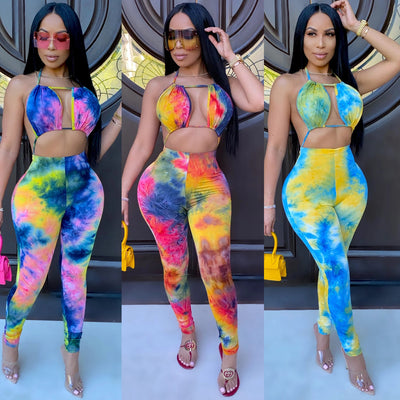 Jumpsuit Estampado Tie Dye para Mujer - Diseño Moderno y Versátil - Image 13