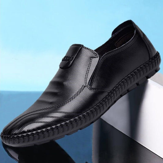 Zapatos Casuales de Cuero PU sin Cordones para Hombre - Image 7