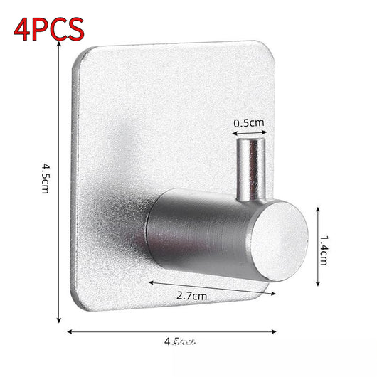 Gancho Adhesivo de Acero Inoxidable sin Clavo - Aluminio Premium - Image 24