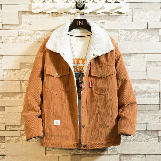 Chaqueta Acolchada de Pana para Hombre con Forro de Lana - Image 12