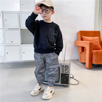 Suéter de trabajo con bolsillos para niños - Colección otoño - Image 7