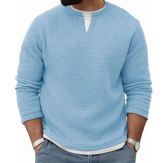 Conjunto Térmico de Dos Piezas Cuello Redondo Manga Larga para Hombre