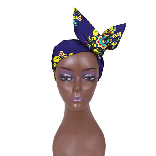 Cinta para la Cabeza Ankara Ajustable - Tela Batik Conmemorativa - Image 53