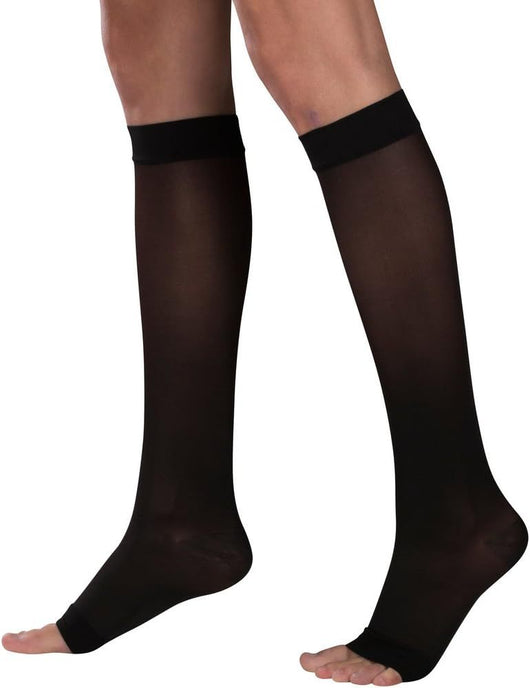 Medias de Compresión Minimalista para Mujer - Diseño Liso y Ultradelgado - Image 6