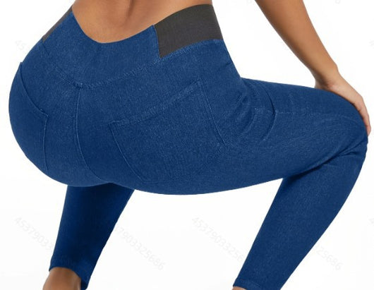 Pantalones Vaqueros Térmicos Ajustados para Mujer con Forro Polar - Image 11