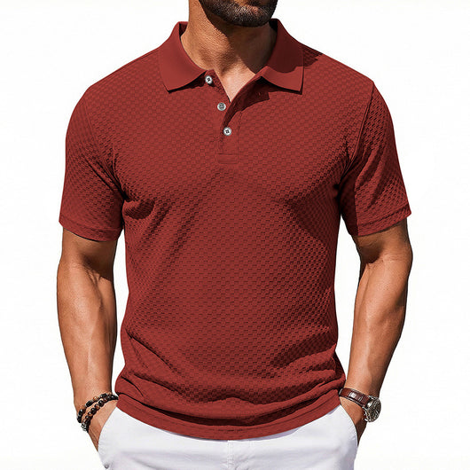 Polo Cuadros Hombre Transpirable Casual - Image 4
