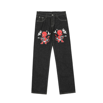 Pantalones Rectos Sueltos Tendencia Otoño Casual - Image 11