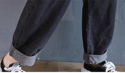 Pantalón Overol Denim Suelto con Bolsillos Grandes - Estilo Casual - Image 14