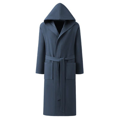 Bata con Capucha de Algodón Puro para Hombre - Image 3